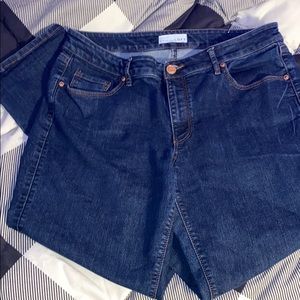 Loft curvy and straight jeans